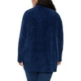 thumbnail image 6 of Orvis Womens Cardigan Sweater Chenille Pockets Soft Open-Front Midweight (Blue,X-Large), 6 of 6
