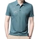 thumbnail image 5 of Camiseta para hombre con tapeta de 3 botones, ligera, absorbente del sudor, camisetas gráficas de verano Talla, 5 of 8