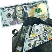 Realistic fake money 200 pcs x $100 Dollar Bill, movie props and play money