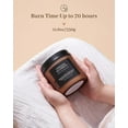 thumbnail image 4 of M&SENSE Fireside Bourbon Jar Candle, 11.6oz Clean Soy Wax Candle, Up to 70 Hours Burn Time Smoky Candle, 2 Wick Cotton Scented Candle for Home Decor, Aromatherapy Candle for Bathroom, 4 of 8