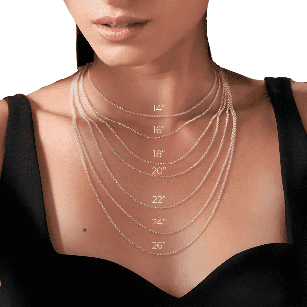 French Herringbone Snake Necklace | 18K Gold Titanium Hypoallergenic Chain for Women | 16" + 2" | RJ Designs