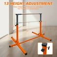 thumbnail image 3 of Exercise Equipment Gymnastics Bar for Kids, Adjustable Height Gym Bar, Junior Training Kip Bar for Home, Built for kids 3+ Years Yellow,Home Gym Equipment, 3 of 7