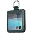thumbnail image 3 of Phone Case Compatible with Motorola Razr+/ Motorola Moto Razr Plus 2023 with Ring, Shockproof Protective Phone Case Cover for Motorola Razr 40 Ultra QHZH-Green, 3 of 12