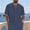 Navy, variant on Blmnix Men's T-Shirts Linen Shirts Big And Tall Guide T-Shirt White Short Sleeve Collared Mens Shirts Big And Tall,XXL
