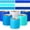Blue Coastal, variant on Konexial Bulletin Board Borders Scalloped Trim,Rainbow Color,98.4 Ft