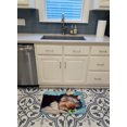 thumbnail image 3 of Carolines Treasures AMB1075RUG Naptime Yorkie Yorkshire Terrier Machine Washable Memory Foam Mat, 3 of 4