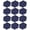 Navy Blue, variant on 12Pieces Hexagonal Foam Panels Polyester Soundproof Wall Panels Hexagonal Wall Tiles Suitable for Living Room Studios