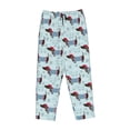 thumbnail image 4 of Goofa Dachshund Dog Puppy Printed Soft Pajama Pants for Women, Wide Leg Comfy Casual Lounge Yoga Pants-Medium, 4 of 9