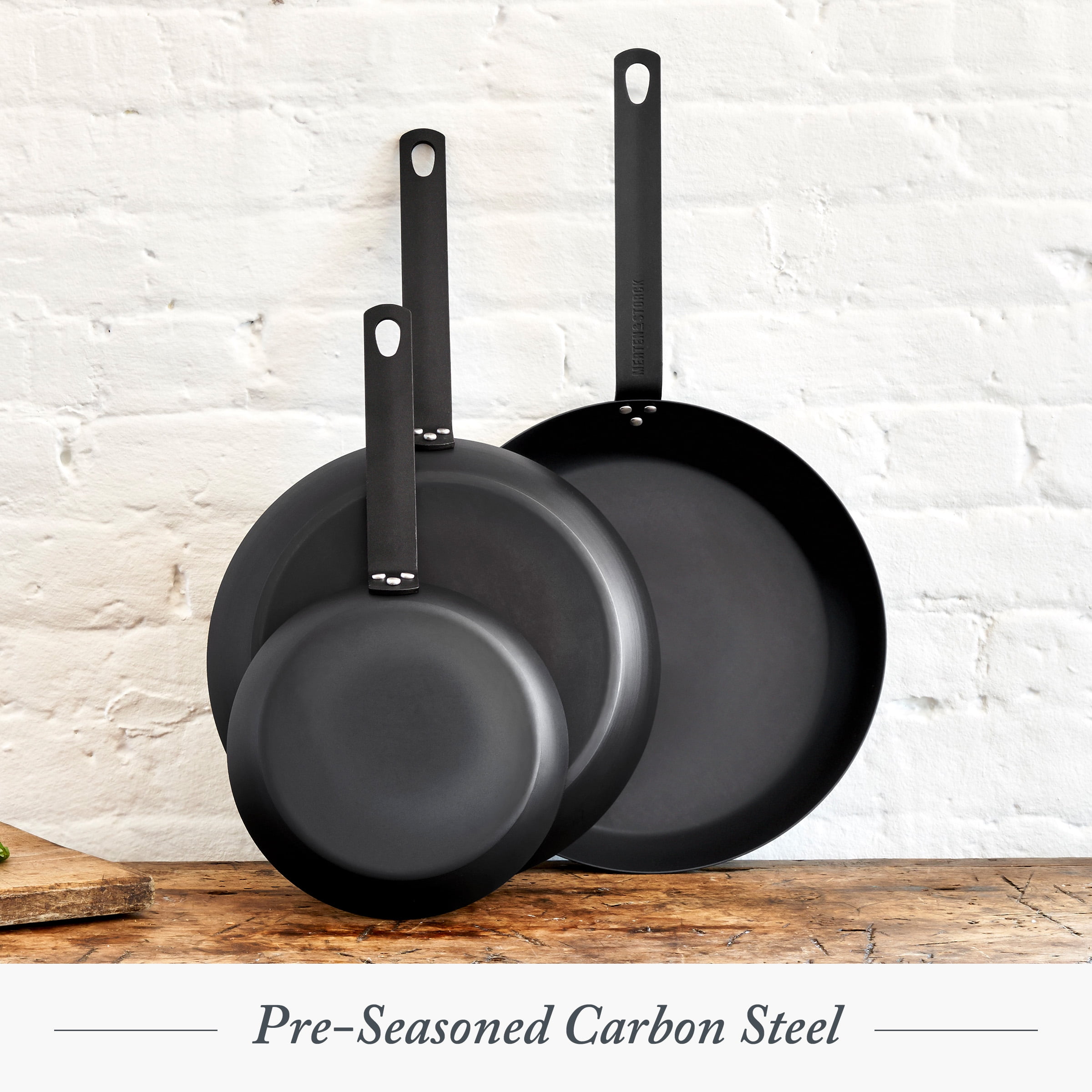 de Buyer - Acier Carbone Steel Frying Pan -Natural Nonstick Oven-Safe 15  3/4