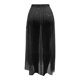 thumbnail image 5 of Gibobby ganchos para faldas con pinzas Falda larga con estampado de galaxia de cintura alta de malla transparente para mujer(Negro， M), 5 of 5