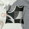 thumbnail image 2 of Nawypu Geometry Pillow Covers Modern Grey Black White Throw Pillow Covers Abstract Square Cushion Covers Geometric Stripe Modern Creative Decorative Pillow Covers Bedroom Decor, 2 of 5