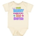 thumbnail image 3 of Inktastic Some Bunny is Going to Be a Big Sister with Bunny Ears and Flowers Girls Baby Bodysuit, 3 of 5