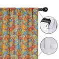 thumbnail image 4 of Pioneer Flower Floral Print Pattern Teens Curtains,Teens Insulated Curtains Set Of 2,Bedroom Essentials,Toddler Room Decor 42"x54", 4 of 5