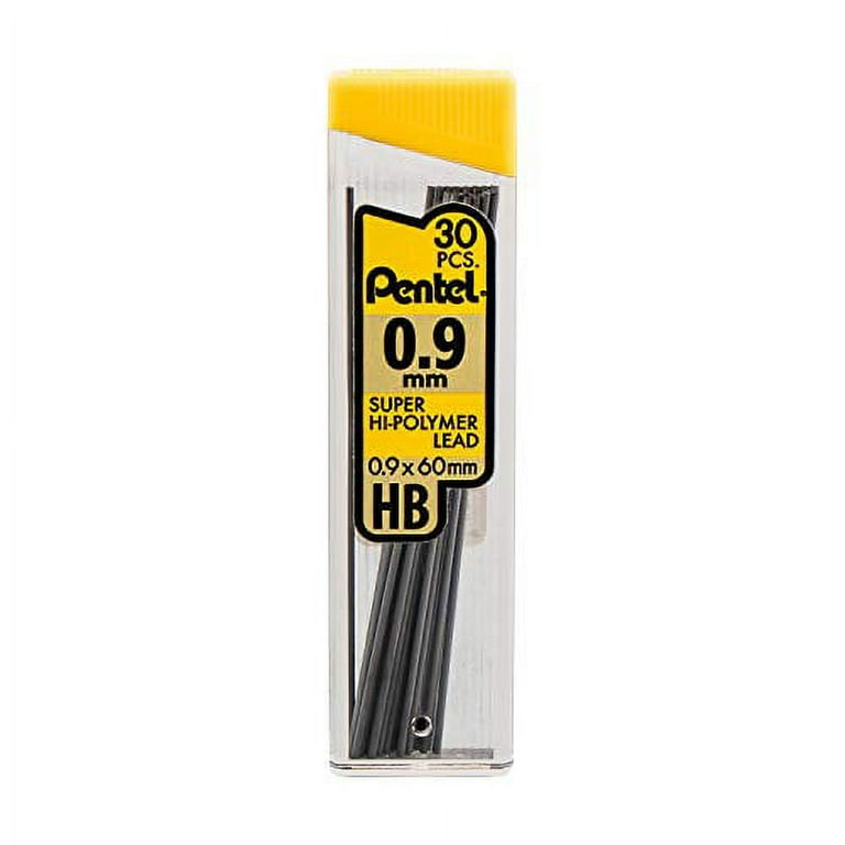 Super Hi-Polymer Lead Refills, 0.5 mm, HB, Black, 30/Tube, 3 Tubes/Pack Super Hi-Polymer Lead Refills, 0.5 mm, HB, Black, 30/Tube, 3 Tubes/Pack