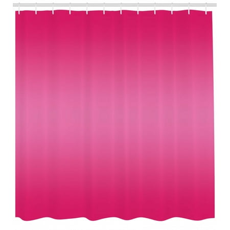 Ombre Shower Curtain Princess Pink Inspired Fuchsia Modern Design