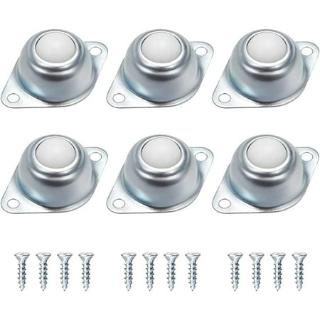 NUNADERNU 6 Pieces Ball Caster Wheels, Transport Bearing Furniture