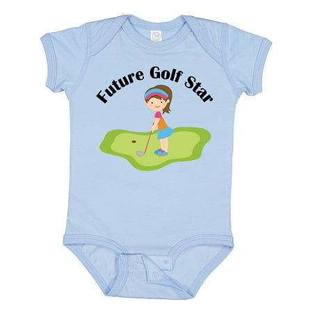 

Inktastic Future Golf Star Girls Golfing Gift Baby Girl Bodysuit