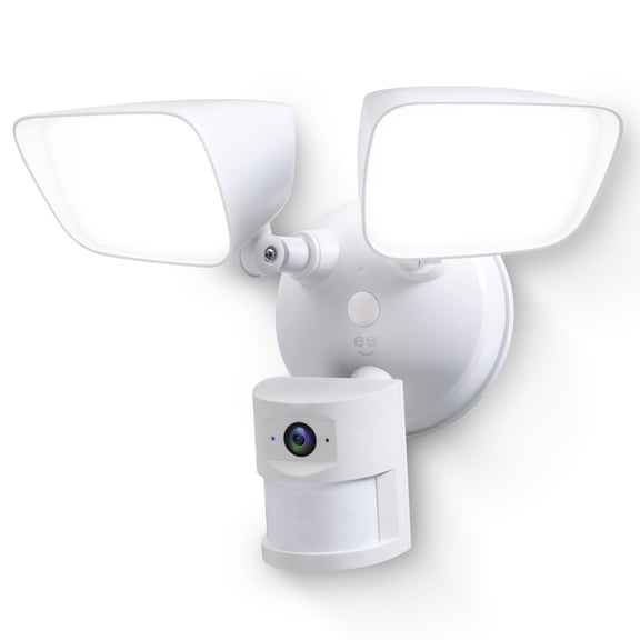 Geeni Lighthawk Smart Outdoor Floodlight Camera - 3MP Ultra-HD Video, 1800 Lumens, Motion-Activated Security Light, Two-Way Audio, & Built-in Siren - Dual-Band 2.4/5GHz Wi-Fi
