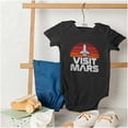 thumbnail image 4 of Vintage Visit Mars Space Rocketship Romper Boys or Girls Infant Baby Brisco Brands NB, 4 of 6