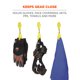 thumbnail image 3 of Portaguantes con clip Ergodyne Squids 3420 con doble clip, 3 of 7