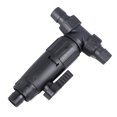 thumbnail image 1 of Water Changer Faucet Adapter, Compact Easy To Use 3 Way Aquarium Water Change Valve Plastic Adjustable  For Fish  For Inner 12mm Hose, 1 of 8