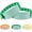 Green, variant on Duslogis 100pcs Vinyl Wristbands Hospital Identification Bands,Waterproof Adjustable Medical Wristband,Disposable Snap Wristband for Hospital (Green)
