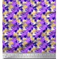 thumbnail image 1 of Soimoi Poly Georgette Fabric circle & brush stroke Abstract Printed Craft Fabric by the Yard 52 Inch Wide, 1 of 1