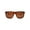 All Brown, variant on Polarized Mens Oversize Hipster Horn Rim Plastic Sunglasses Shiny Black