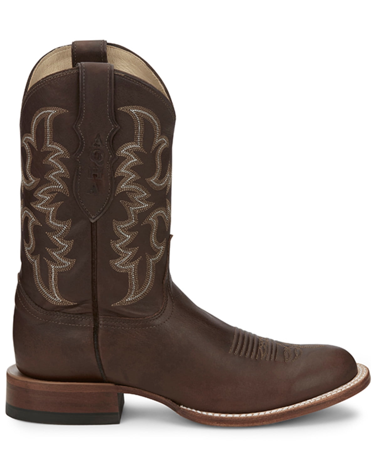 Justin Boots 12D Brown Leather Tall Boots ???? ???? ??????? ?? ??? ?? main image 2