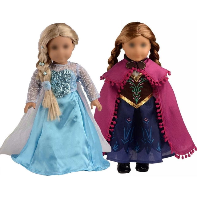 Doll Clothes Sweet Dolly Princess Dress Queen para muñeca de 18 pulgadas