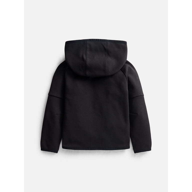 Athletic Works Boys' Double Knit Zip Front Jacket with Hood photo 2