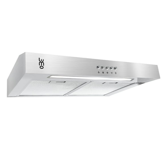 Campana Extractora de Pared LUMO 60 cm Acero Inox Luz Led plateado MEDIANO