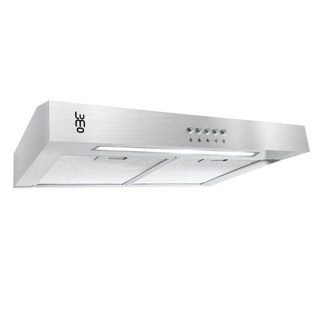 Campana Cocina Extractora De Pared 50 Cm Acero Inox Luz Led plateado 50 cm