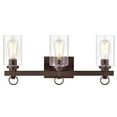 thumbnail image 3 of RADIANCE goods Transitional 3 Light Oil Rubbed Bronze Bath Vanity Fixture 23" Wide, 3 of 10