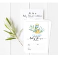 thumbnail image 2 of Inkdotpot 30 Fill In StyleBaby Shower Invitation Cards Dinosaur Gender Reveal Blank Invites, 2 of 7