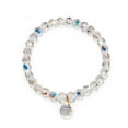 thumbnail image 4 of Bracelet Extensible en Cristal pour Femmes 6.9 Pouces Or Blanc Ajustable Perlé Cadeaux2019 D4L4, 4 of 6