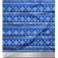 thumbnail image 1 of Soimoi Cotton Cambric Fabric Aztec African Fabric Prints By Yard 56 Inch Wide, 1 of 1