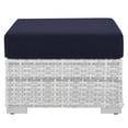 thumbnail image 2 of Modway Convene Outdoor Patio Ottoman in Light Gray Navy, 2 of 6