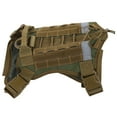 thumbnail image 5 of Arnés para exteriores Chaleco para perros de trabajo Accesorios para mascotas Tela de poliéster desmontable Verde militar (Vert Armée XL), 5 of 5