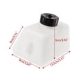thumbnail image 3 of Fuel Oil Tank For Pocket Bike Plastic Mini Quad 2 Stroke Gas Scooter Kids Motocross, 3 of 6