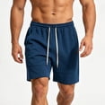 thumbnail image 4 of Byworldtasic Men's Sweat Shorts Baggy Sweatpants Lounge Sweat Loose Shorts Workout with Pockets, 4 of 5