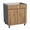 Natural Teak, variant on 33" Sink Base Cabinets-High Double Door-with Black Matte door