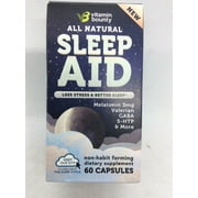 Get Your Sleep™ Natural Sleep Aid with 7 Natural, Herbal Ingredients & Melatonin, Non Habit Forming, Insomnia & Sleep Supplement (1 Pack)