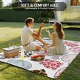 thumbnail image 4 of Easter Outdoor Rug for Patio/Deck/Porch, Non-Slip Large Area Rug 3 x 5 Ft, Spring Leopard Prints Bunny Colorful Eggs Flower Indoor Outdoor Rugs Washable Area Rugs, Camping Rug Carpet Runner, 4 of 8
