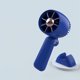 thumbnail image 1 of Ventilador portátil USB de mano | Mini ventilador de escritorio de 3 velocidades para oficina y viajes | Batería recargable de 5000 mAh, plegable y silencioso | Blanco, azul, verde, 1 of 4