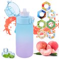 thumbnail image 3 of FLhrweasw Botella Aire 600 Ml Con 7 Cápsulas Sabor Con 0% Azúcar para Exteriores (azul), 3 of 9