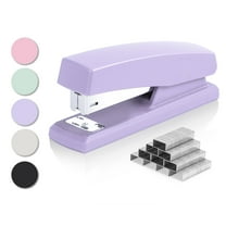 Desktop Stapler 25-Sheet Capacity with 640 Staples Purple