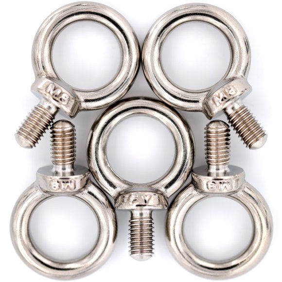 Maquinaria elevadora de acero inoxidable M8 (5 piezas)