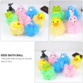thumbnail image 3 of 4X Children'S Sponge - Bath Ball with Soft Toy and Net - Soap Bags with Different Designs - Shower, 3 of 5