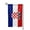 Square, variant on Garden Flag Republic-Of-Croatian-Flag Double Sided Small Yard Holiday Garden Flag for Outside Decor 12.5x18 Inch Sharp Corner